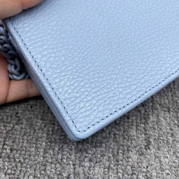 100% Authentic GUCCI Soho Wallet on Chain Leather Shoulder Bag - Picture 8 of 13